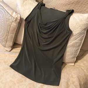 Dressy Cowl Neck Tank